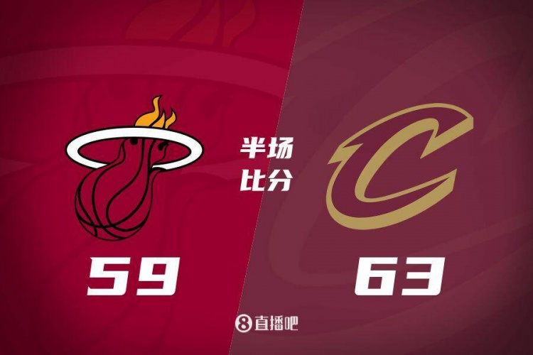 熱火發(fā)力打出13-0！半場(chǎng)落后騎士4分 阿德巴約16+5 米切爾13分